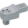 Hazet 6416 Entrainement carré/carré femelle 14 x 18 mm/carré massif 20 mm longueur 70 mm