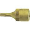 Douille male carré 1/4"T25x28mm Hazet