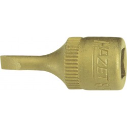 Douille male carré 1/4"8 x1,2mm Schlitz Hazet