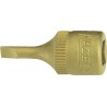 Douille male carré 1/4"8 x1,2mm Schlitz Hazet