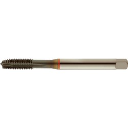 Taraud machine pour trous débouchants, DIN 371 B, Filetage M5, Pas 0,8 mm, Long. totale : 70 mm, queue Ø 6,0 mm, Carré de la queue : 4,9 mm