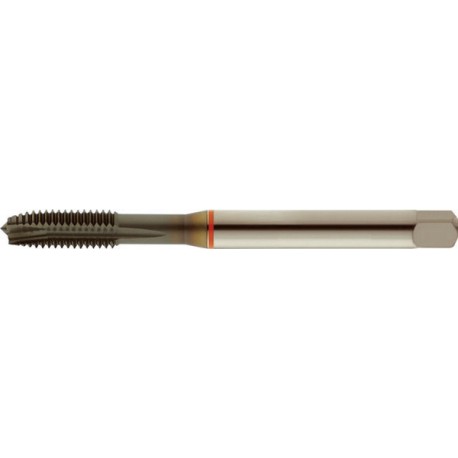 Taraud machine pour trous débouchants, DIN 371 B, Filetage M10, Pas 1,5 mm, Long. totale : 100 mm, queue Ø 10,0 mm, Carré de la queue : 8,0 mm