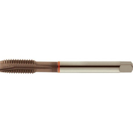 Taraud machine pour trous débouchants, DIN 376 B, Filetage M12, Pas 1,75 mm, Long. totale : 110 mm, queue Ø 9,0 mm, Carré de la queue : 7,0 mm