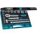 Coffret de douilles 1/2" 17 pièces 906 Hazet